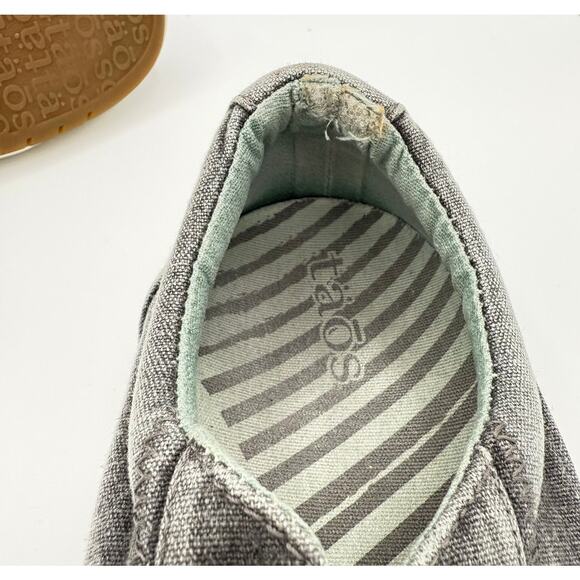 Taos Star Sneakers Low Top Lace Up Casual Comfort Charcoal Wash Canvas Womens 11 - Picture 7 of 7